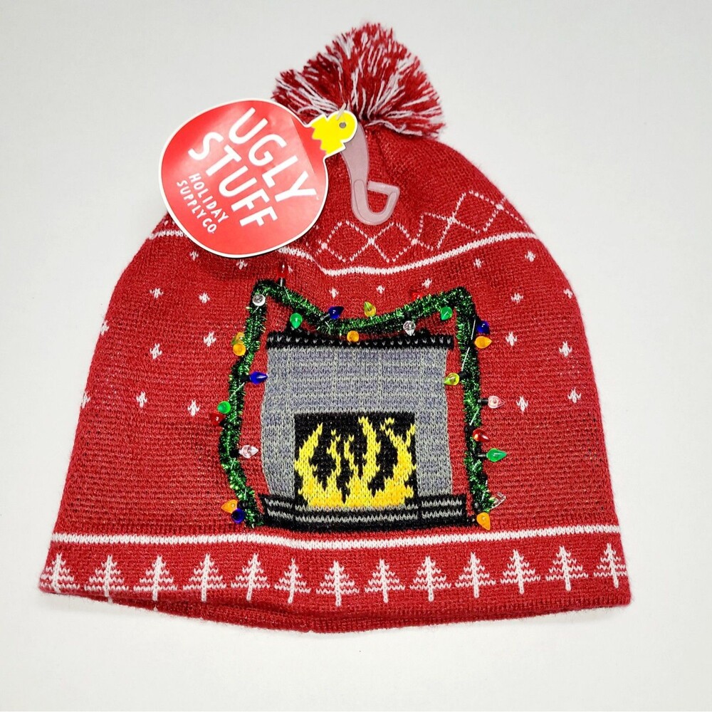 Ugly Stuff Supply Christmas Holiday Hat One Size Fits Most Adults 14+ UNISEX
